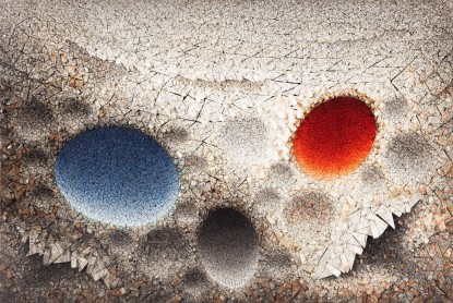 Chun Kwang Young, Aggregation 10-MY016 Blue and Red, 2010